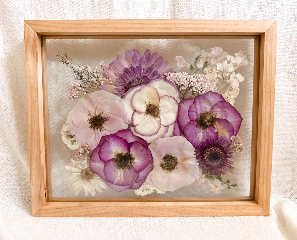 Custom Pressed Bouquet Recreation 11X14 image 1