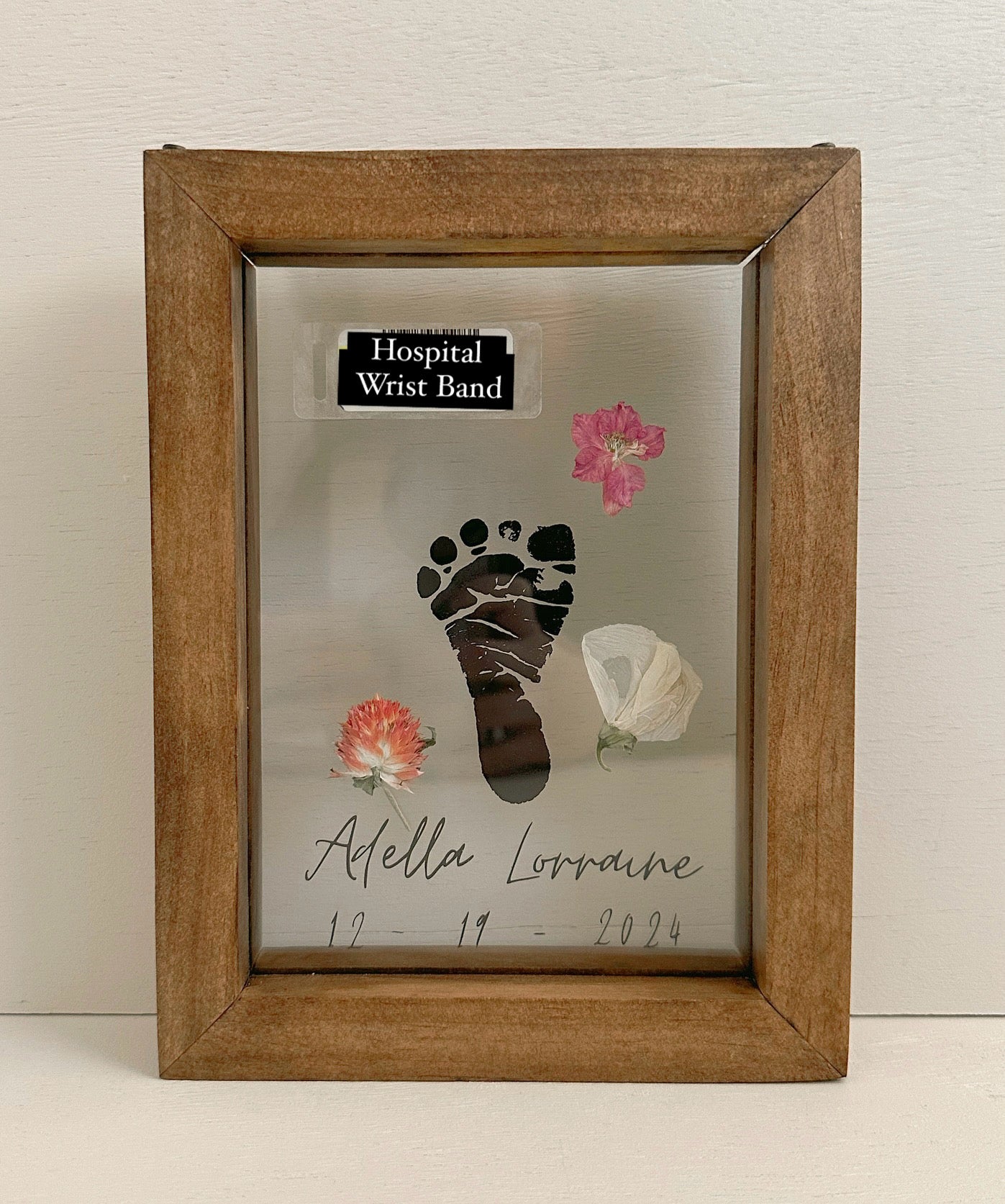 Baby Print and Blooms 5x7 image 2