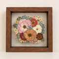 Custom Pressed Floral 8X8