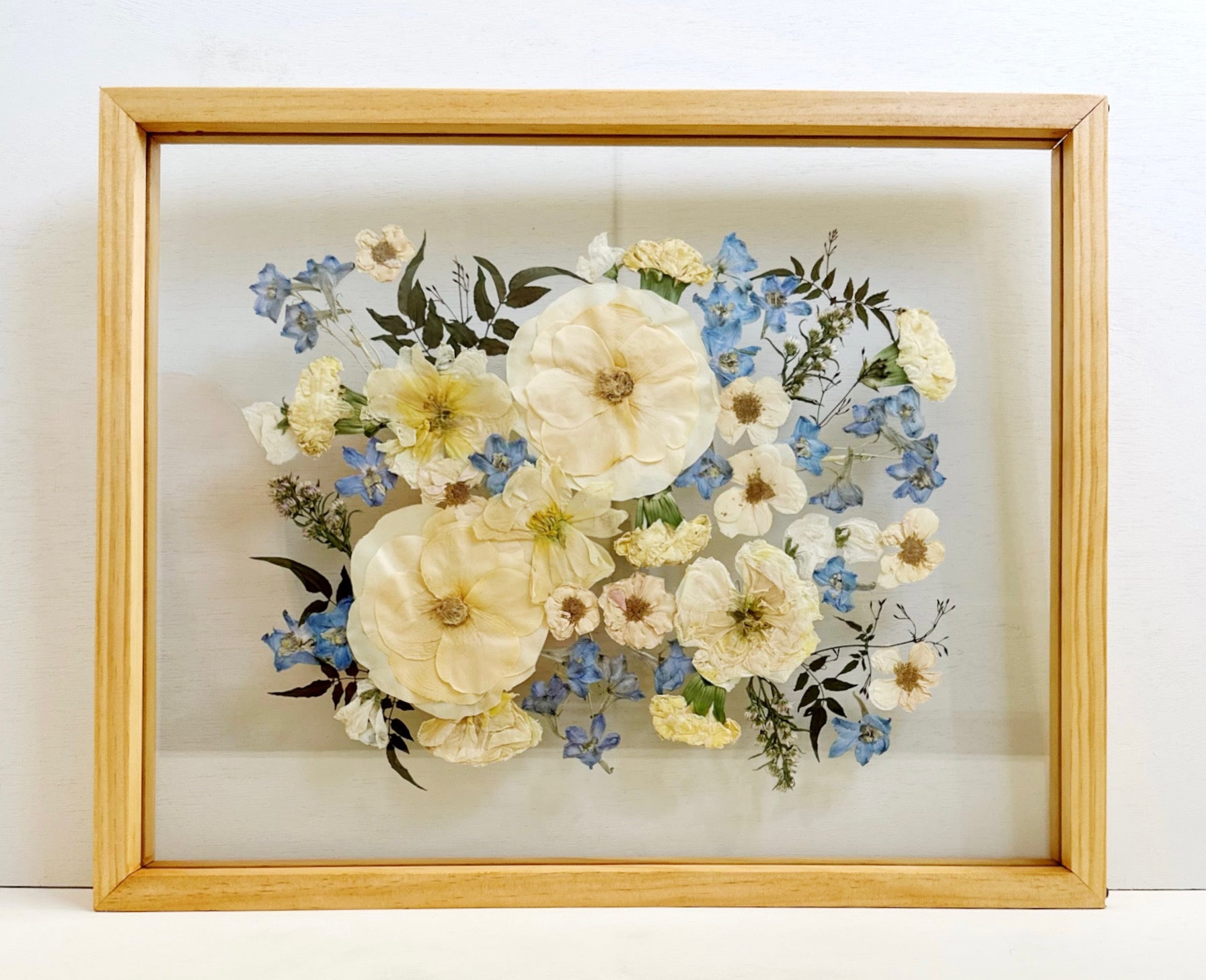 Custom Pressed Bouquet Recreation 11X14
