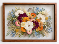 Custom Pressed Floral 18X24