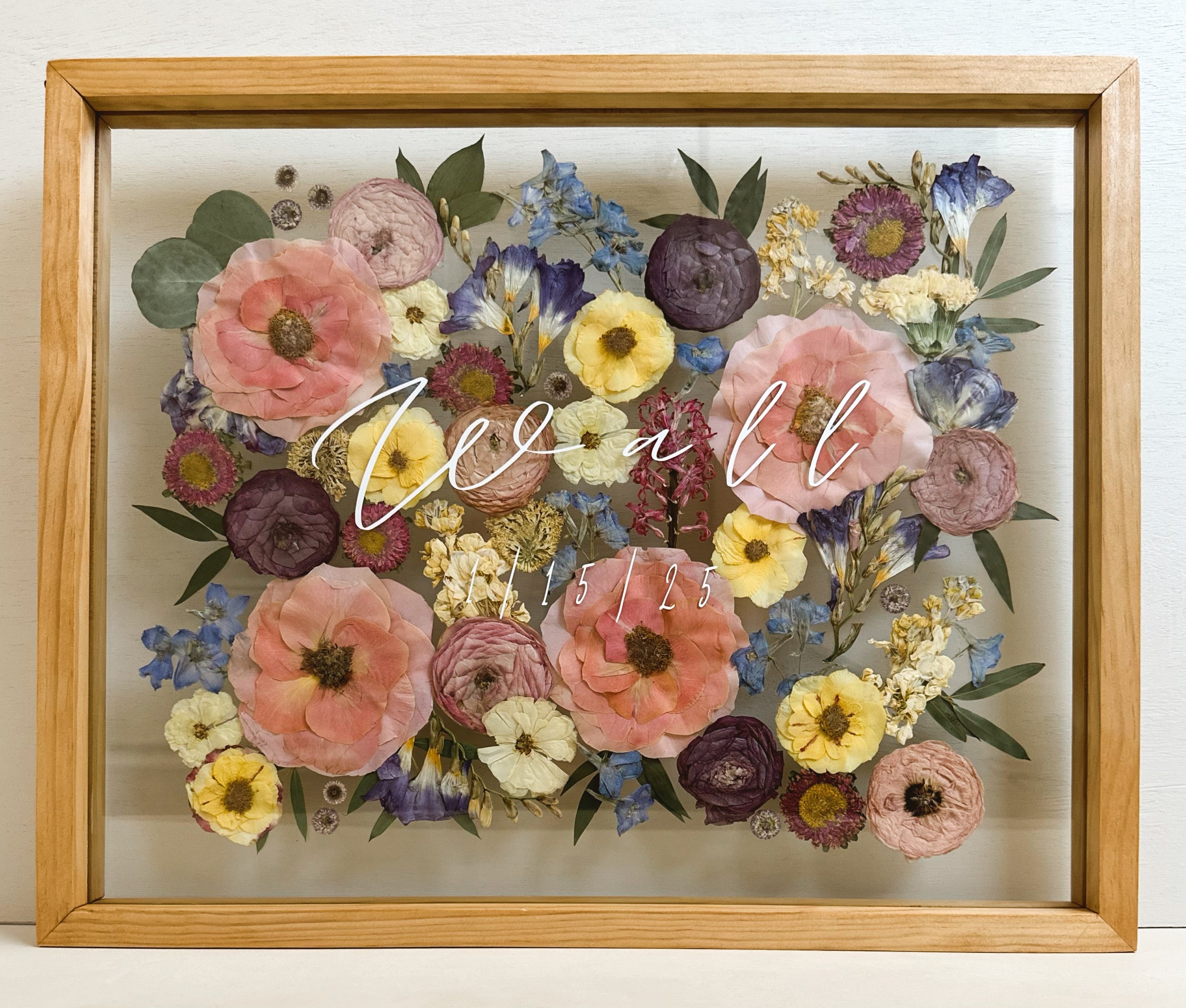Custom Pressed Floral 16X20 image 2