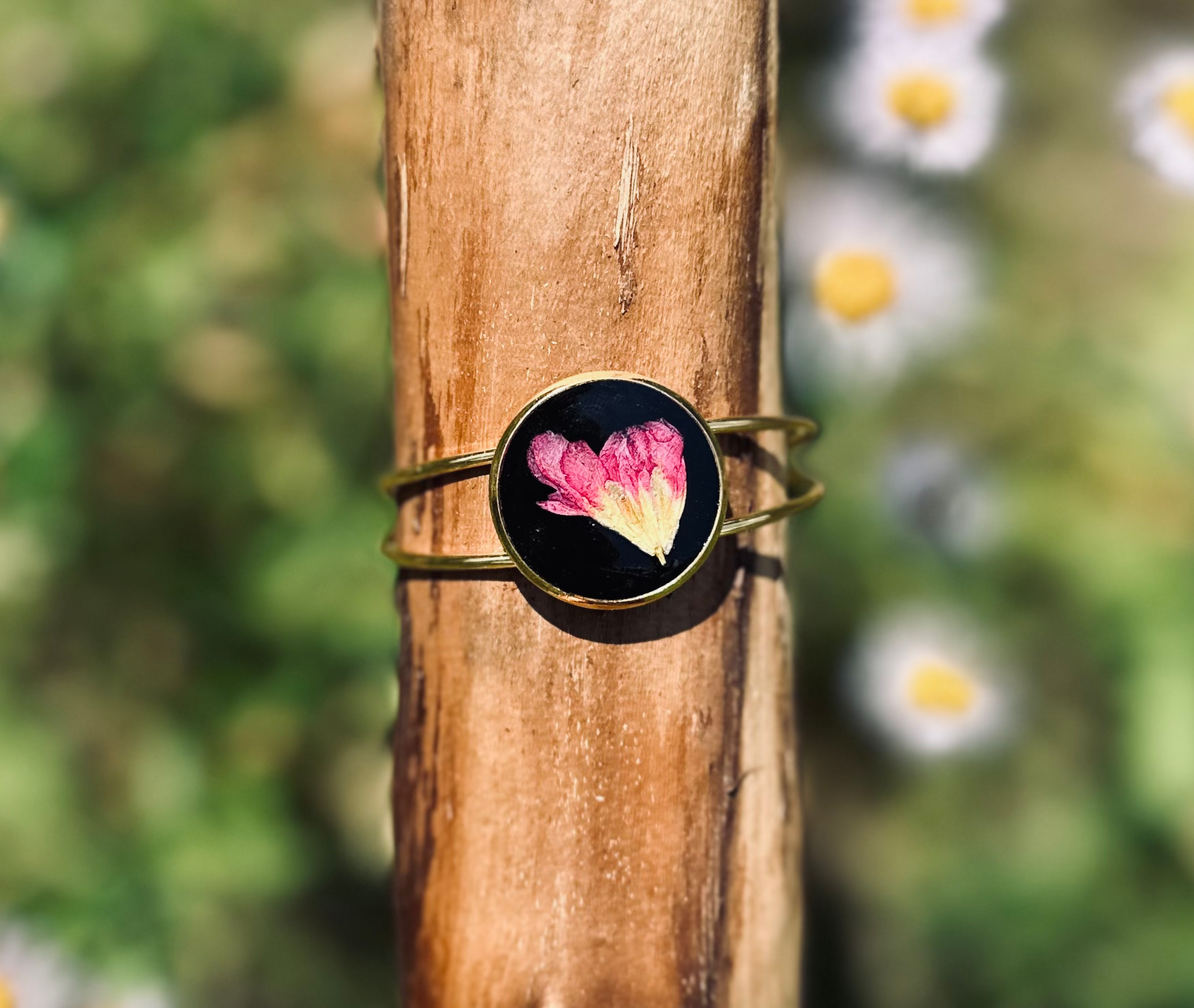 Custom Pressed Floral Bracelet  image 0