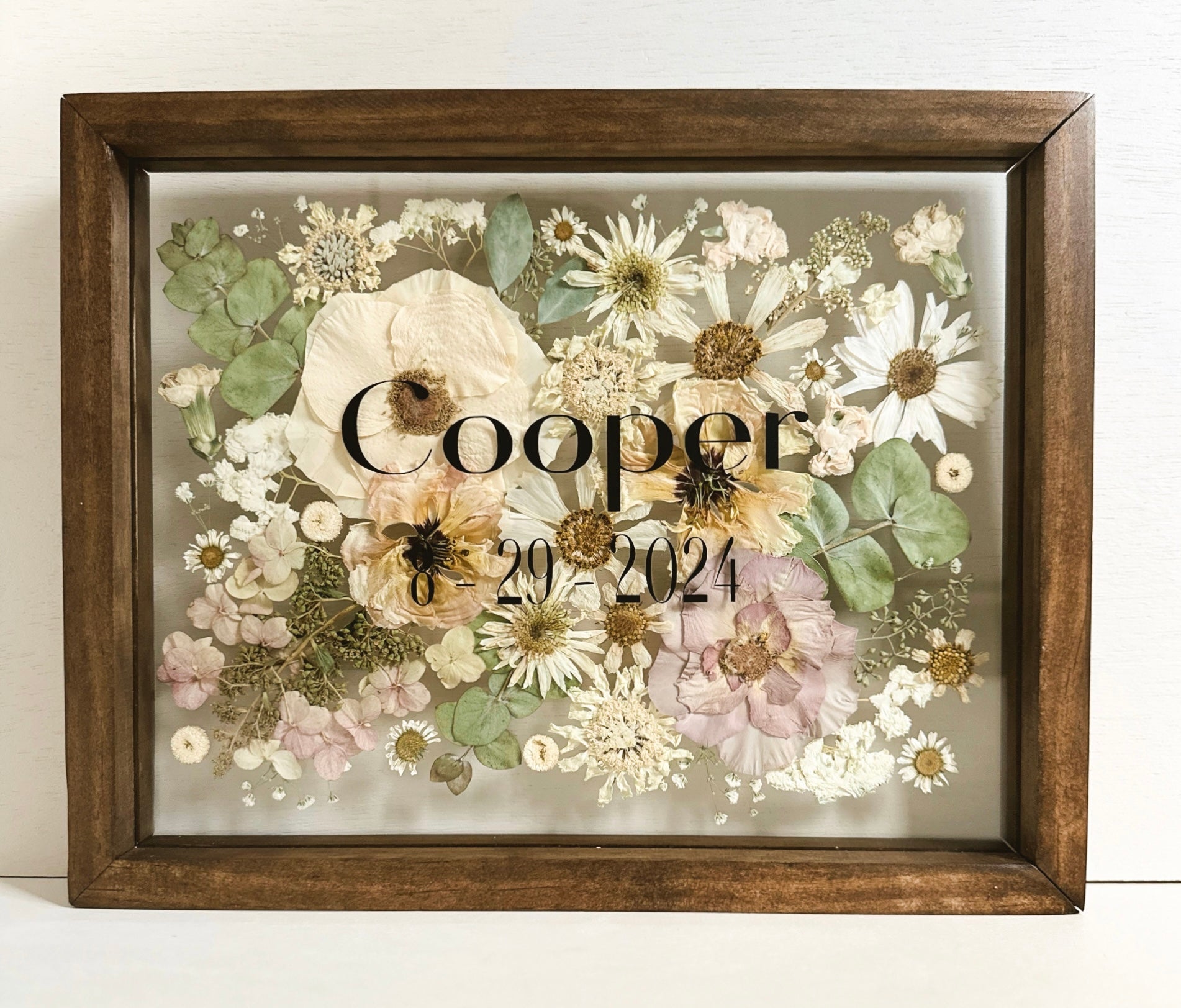 Custom Pressed Bouquet Recreation 11X14 image 0