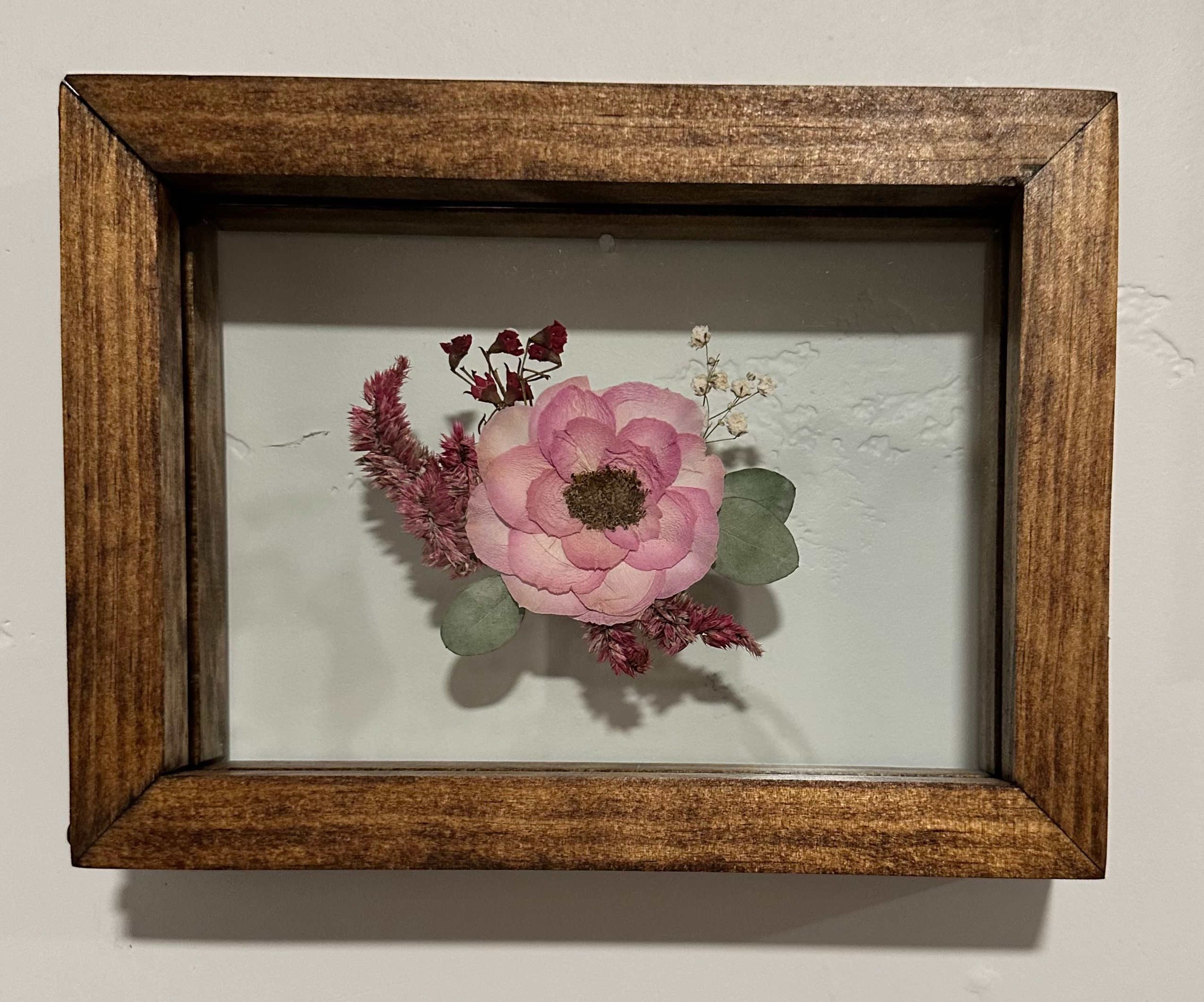 Custom Pressed Boutonniere or Small Floral image 0