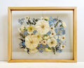 Custom Pressed Floral 11X14