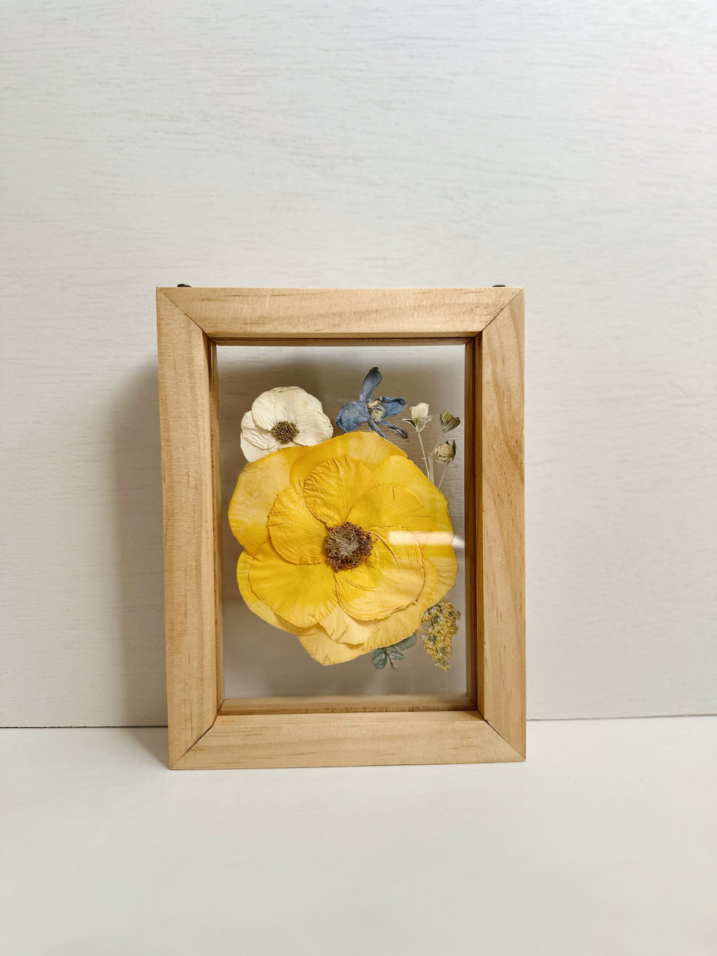 Custom Pressed Floral 5x7