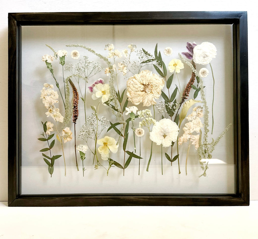 Custom Pressed Bouquet Re-Creation 16x20