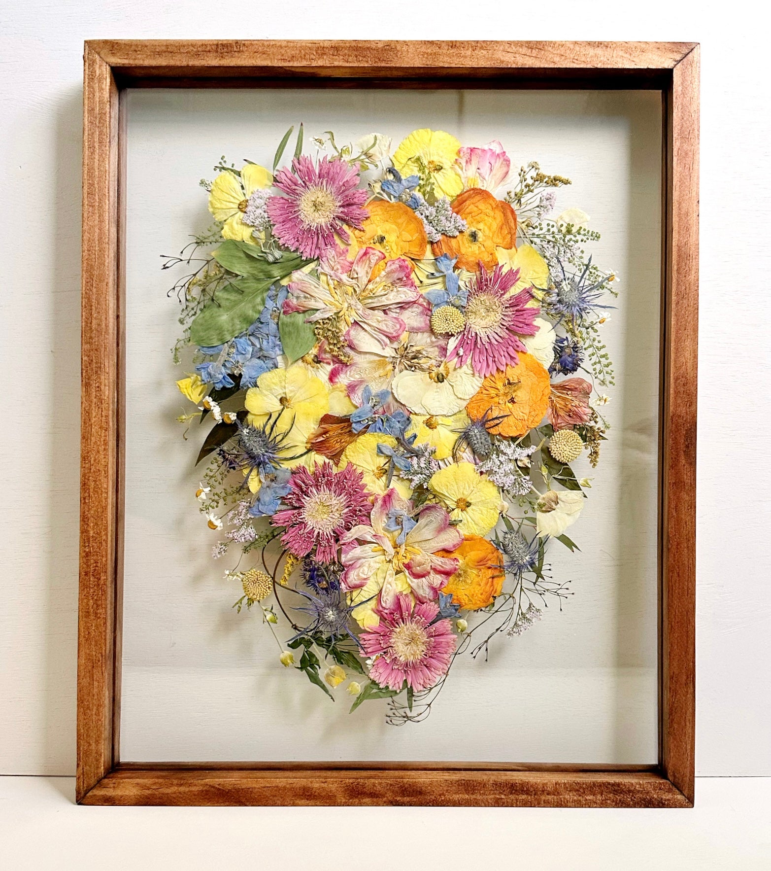 Custom Pressed Bouquet Re-Creation 16x20