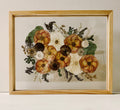 Custom Pressed Floral 16X20